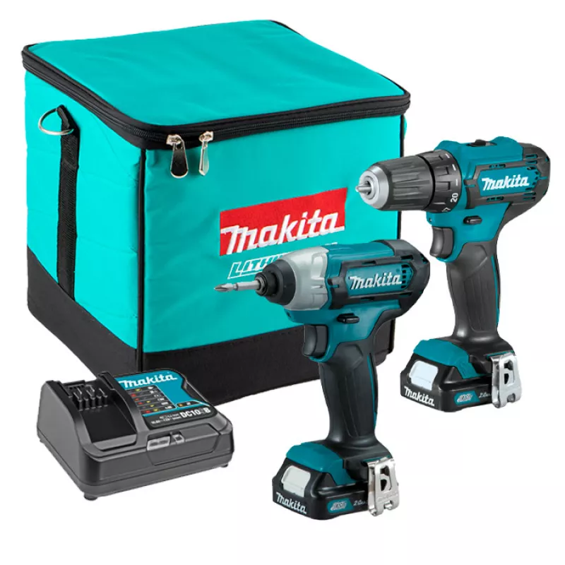 Набор инструментов makita cxt дрель шуруповерт df333dz. Makita df333d. makita набор инструментов (df333dz, cl106fdz, 2xbl1016, dc10wd) clx226x1. аккумуляторный набор макита.