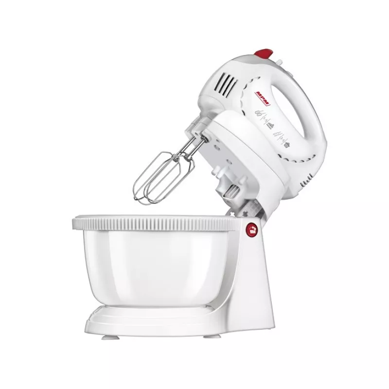 Mixer MPM MMR-17Z, Stationar,  300 W,  2.4 l,  5 viteze,  Turbo,  Alb