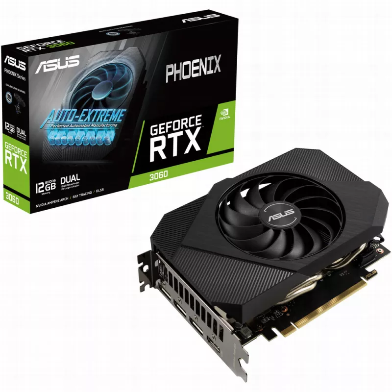 Placa video ASUS PH-RTX3060-12G-V2, GeForce RTX 3060, 12GB GDDR6