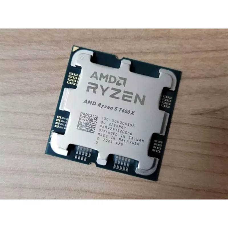 Процессор AMD RYZEN 5 7600X, TRAY, AM5, (4.7-5.3GHz, 6C/12T, L2 6MB, L3 32MB, 5nm, 105W)