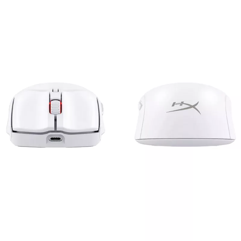 Gaming Mouse HyperX Pulsefire Haste 2, 26k dpi, 6 buttons, 50G, 650IPS, 83g, 2.4/BT, White