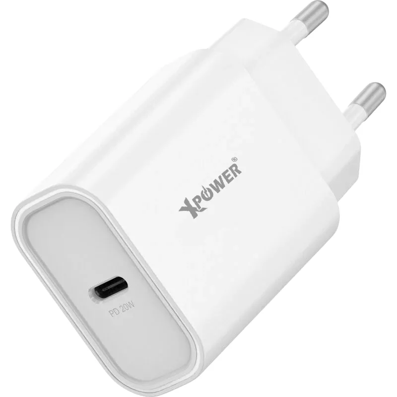 Incarcator Xpower WALL CHARGER , 1 PORT, 20W PD USB-C, WHITE
