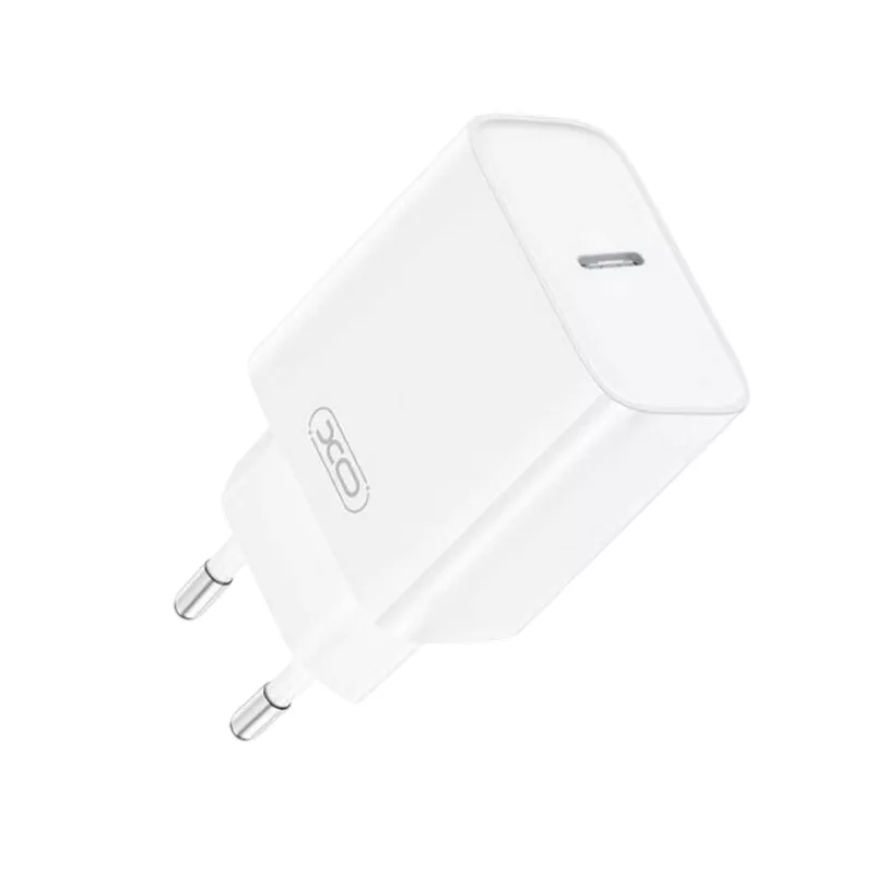 Incarcator XO Wall Charger XO, PD20W/Single USB-C Fast Charger, CE32, White