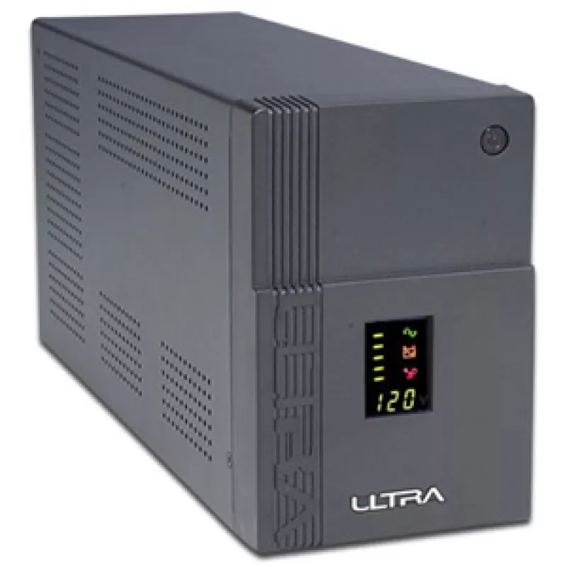 UPS Ultra Power 1000VA (3 steps of AVR,  CPU controlled,  USB) metal case,  LCD display, 1000VA,  600W