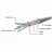 Patchcord GEMBIRD PP22-0.25M,  Cat.5E, FTP, 0.25m