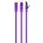 Patchcord GEMBIRD PP6-0.5M/V,  Cat.6, UTP, 0.5m