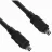 Cablu FireWire _ UC5001, 4P-4P,  1, 8M,  Black