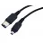 Cablu FireWire F UC5002, 6P-4P,  1, 8M,  Black