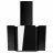 Hota Ciarko SBM (Black 60), 600  m³, h,  1 motor,  Latime 60 cm,  Filtru din aluminiu absorbant de grasimi,  Negru