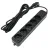Prelungitor cu protectie Ultra Power UP3-B-10PPB BLACK, 5 Sockets,  3.0m