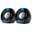 Boxa SVEN 150, 2.0, Black,  Blue,  5W,  USB-Power