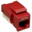 None Fantastic Keystone Jack RJ-45 cat.5E,  KJ5-01,  110 Type,  Red