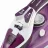 Fier de calcat VITEK VT-1246, 2400 W, 40 g/min, 140 g/min, 350 ml, Talpa Ceramic UltraCare, Violet, Alb