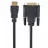 Cablu video GEMBIRD CC-HDMI-DVI-0.5M, HDMI-DVI, male-male,  0.5m