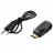 Adaptor GEMBIRD A-HDMI-VGA-02, HDMI, VGA + 3.5mm AUX, male-female