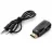 Adaptor GEMBIRD A-HDMI-VGA-02, HDMI, VGA + 3.5mm AUX, male-female