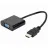 Adaptor GEMBIRD A-HDMI-VGA-04, HDMI-VGA, male-female