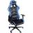 Fotoliu Gaming MARVO CH-106 Blue, Metal,  Piele artificiala,  Gazlift,  150 kg,  Negru,  Albastru