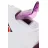 Fier de calcat SATURN ST-CC7123, Talpa ceramica,  2200 W,  Jet de abur,  360 ml,  Violet,  Alb