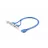 Cablu GEMBIRD CABLE,  DUAL USB 3.0 RECEPTACLE ON BRACKET,  CC-USB3-RECEPTACLE -
