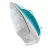 Fier de calcat VITEK VT-1264 White, Talpa ceramica,  2400 W,  Jet de abur 135 g, min,  350 ml,  Albastru deschis,  Alb