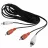 Кабель аудио Cablexpert CCA-2R2R-6, RCA*2 - RCA*2, 1.8m