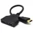 Кабель видео Cablexpert CABLE HDMI  PASSIVE DUAL PORT CABLE,  BLACK,  ,  DSP-2PH4-04 -
