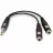Cablu audio SENNHEISER Audio Adaptor Sennheiser 1male*3.5 mm 4-pin jack to 2 female*3.5 mm 3-pin jack stereo+mic,  PCV 05 -