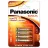 Baterie PANASONIC EVOLTA,  LR03EGE/4BP, AAA, 4pcs