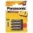 Baterie PANASONIC ALKALINE Power AAA Shrink*4,  Alkaline,  LR03REB/4P