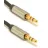 Кабель аудио Cablexpert Cable 3.5mm jack - 3.5mm jack,   1.0m,  Cablexpert,  Gold connectors,  CCAP-444-1M -