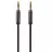 Cablu audio Cablexpert CABLE 3.5MM JACK - 3.5MM JACK,   1.0M,  ,  GOLD CONNECTORS,  CCAP-444-1M -
