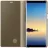 Husa Samsung Clear view cover,  Gold, Samsung N950 Galaxy Note 8 (2017)