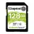 Card de memorie KINGSTON SDS/128GB, SDHC 128GB, Class10,  UHS-I,  400x,  Canvas Select