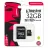 Card de memorie KINGSTON SDCS/32GB, MicroSD 32GB, Class 10,  UHS-I,  400x,  SD adapter,  Canvas Select