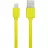 Cablu USB XtremeMac XCL-USB-93 Flat Cable Yellow, Lightning 1.0m