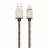 Cablu USB XtremeMac XCL-PRC-93 Premium Cable Gold, Lightning 1.2m
