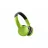 Casti cu fir Cellular Line AKROS light Green, Bluetooth