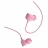 Casti cu fir Remax Remax earphones,  RM-502,  Pink
