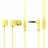 Casti cu fir Remax Remax earphones,  RM-502,  Yellow