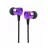 Casti cu fir Awei Awei earphones,  TE-200Vi,  Purple
