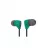 Casti cu fir ERGO Ergo earphones VM110,  Green