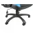 Fotoliu Gaming Genesis Nitro 330 (SX33) Black-Blue NFG-0782, Metal,  Piele artificiala,  Gazlift,  150 kg,  Negru,  Albastru