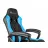 Fotoliu Gaming Genesis Nitro 330 (SX33) Black-Blue NFG-0782, Metal,  Piele artificiala,  Gazlift,  150 kg,  Negru,  Albastru