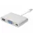 Адаптер APC Adapter All-in-One USB3.1 TYPE C to VGA + USB3.0 + TYPE C,   APC-631011