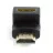 Adaptor APC Adapter HDMI  M to HDMI F 90 degrees,  Cablexpert A-HDMI90-FML -