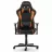 Fotoliu Gaming DXRacer Formula GC-F08-NO Black/Orange, Metal,  Piele eco,  Gazlift,  100 kg,  145-180 cm,  Negru,  Oranj