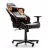 Fotoliu Gaming DXRacer Formula GC-F08-NO Black/Orange, Metal,  Piele eco,  Gazlift,  100 kg,  145-180 cm,  Negru,  Oranj