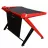 Masa gaming DXRacer GD-1000-NR Black/Red, Otel,  Plastic,  PAL,  Negru,  Rosu,  120.1 x 80 x 78.7 cm