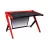 Masa gaming DXRacer GD-1000-NR Black/Red, Otel,  Plastic,  PAL,  Negru,  Rosu,  120.1 x 80 x 78.7 cm